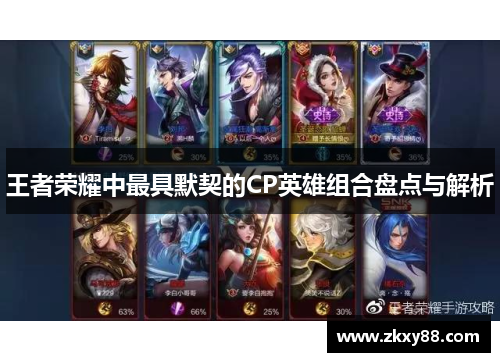王者荣耀中最具默契的CP英雄组合盘点与解析